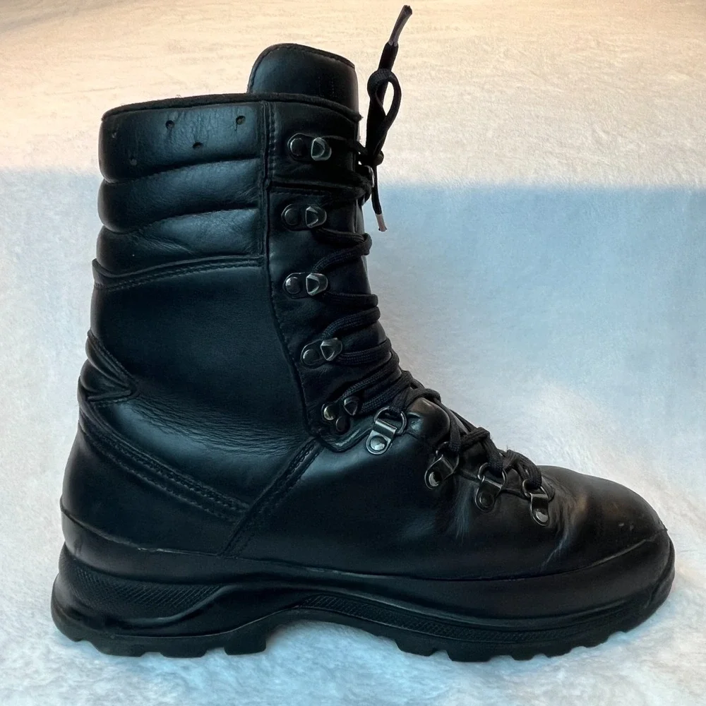 LOWA Combat Boot GTX Gore-Tex Mens US 12 Black Leather Tactical Military Vibram - Picture 6 of 9